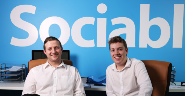 The co-founders of Adelaide startup Sociabl