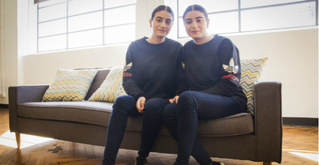 MojiEdit twin founders Colina and Hripsime Demirdijan