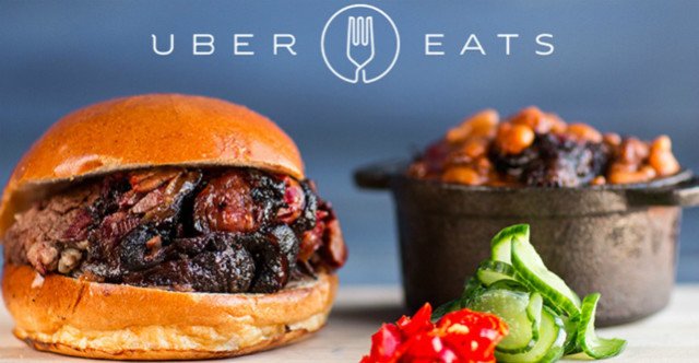 UberEATS burger