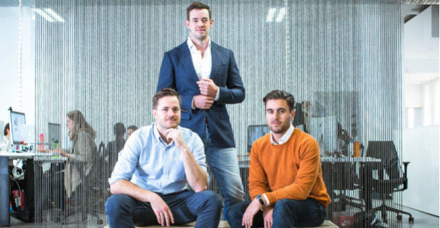 Seatfrog founding team Iain Griffin, Ben Ient and Dirk Stewart