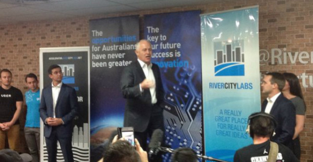 Malcolm Turnbull at River City Labs