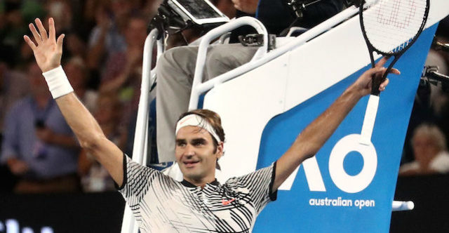 Tennis champion Roger Federer