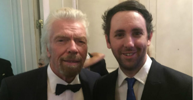 Perth founder of Online Induction Jeremy Nunn meets Richard Branson
